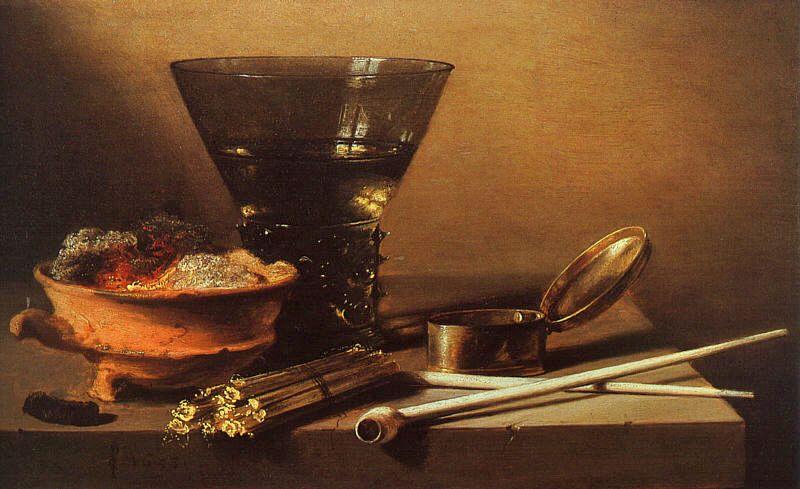 Petrus Christus Still Life with Wine and Smoking Implements Germany oil painting art